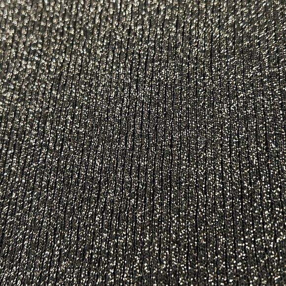 Ann Taylor Metallic Long Sleeve Sweater Top Women’s Small – Sparkly Knit Black - Picture 3 of 9